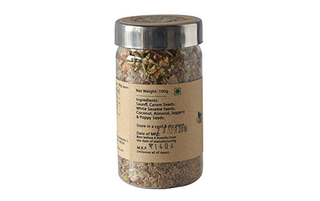Library of Nuts Gaund, Gud & Gossip Assorted Digestive Mouth Freshner   Jar  100 grams